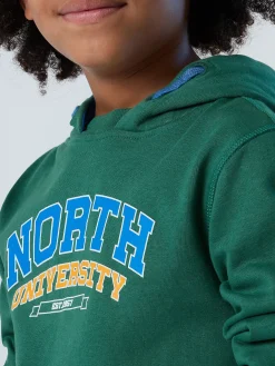 North Sails Felpa con cappuccio e stampa* Outlet