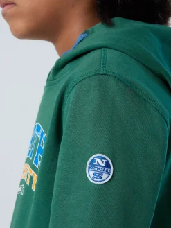 North Sails Felpa con cappuccio e stampa* Outlet