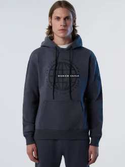 North Sails Felpa con cappuccio e stampa*Uomo Outlet|Felpe