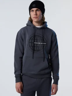 North Sails Felpa con cappuccio e stampa*Uomo Outlet|Felpe