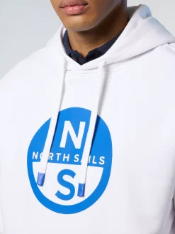North Sails Felpa con cappuccio e stampa*Uomo Outlet|Felpe