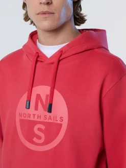 North Sails Felpa con cappuccio e stampa*Uomo Outlet|Felpe
