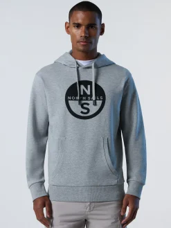 North Sails Felpa con cappuccio e stampa*Uomo Outlet|Felpe