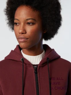 North Sails Felpa con cappuccio e zip*Donna Outlet|Felpe