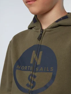 North Sails Felpa con cappuccio e zip* Felpe