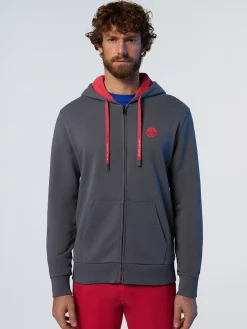 North Sails Felpa con logo in gomma*Uomo Outlet|Felpe