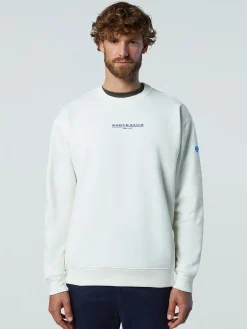 North Sails Felpa con logo in gomma*Uomo Outlet|Felpe