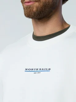 North Sails Felpa con logo in gomma*Uomo Outlet|Felpe
