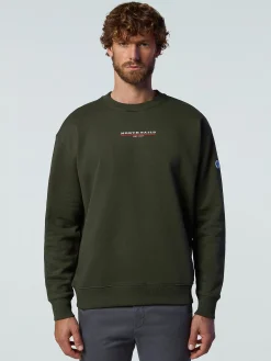 North Sails Felpa con logo in gomma*Uomo Outlet|Felpe