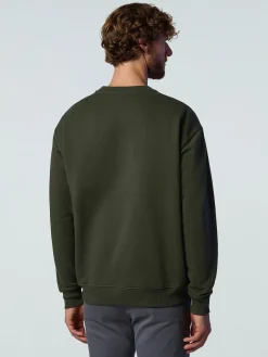 North Sails Felpa con logo in gomma*Uomo Outlet|Felpe