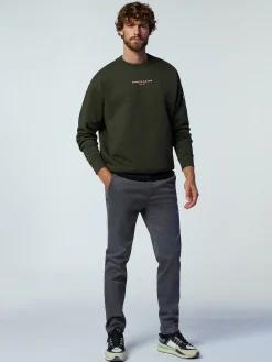 North Sails Felpa con logo in gomma*Uomo Outlet|Felpe