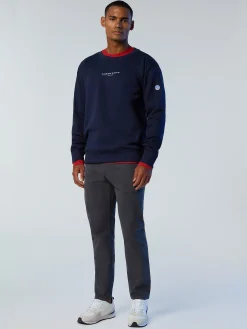 North Sails Felpa con logo in gomma*Uomo Outlet|Felpe