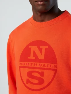 North Sails Felpa con maxi logo*Uomo Outlet|Felpe