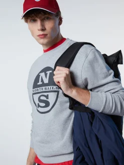 North Sails Felpa con maxi logo*Uomo Outlet|Felpe