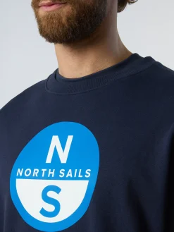 North Sails Felpa con maxi stampa*Uomo Outlet|Felpe