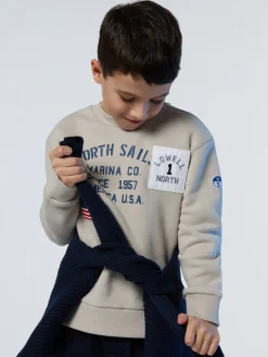 North Sails Felpa con patch riciclate* Felpe