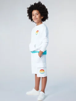 North Sails Felpa con stampa arcobaleno* Outlet