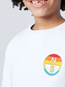 North Sails Felpa con stampa arcobaleno* Outlet