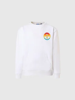 North Sails Felpa con stampa arcobaleno* Outlet
