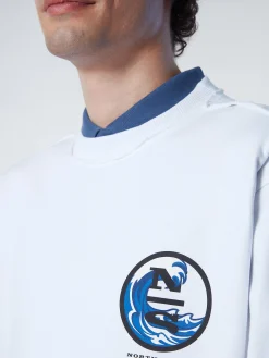 North Sails Felpa con stampa grafica*Uomo Outlet|Felpe