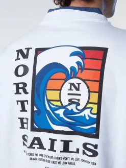 North Sails Felpa con stampa grafica*Uomo Outlet|Felpe