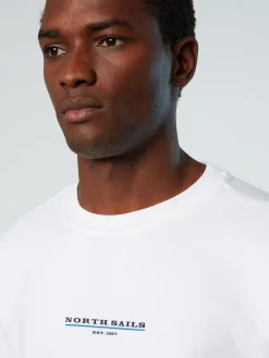 North Sails Felpa con stampa lettering*Uomo Outlet|Felpe