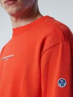 North Sails Felpa con stampa lettering*Uomo Outlet|Felpe