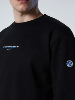 North Sails Felpa con stampa lettering*Uomo Outlet|Felpe