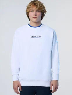 North Sails Felpa con stampa lettering*Uomo Outlet|Felpe