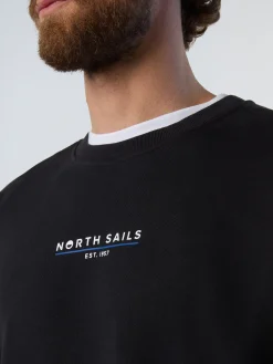 North Sails Felpa con stampa lettering*Uomo Outlet|Felpe
