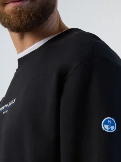 North Sails Felpa con stampa lettering*Uomo Outlet|Felpe