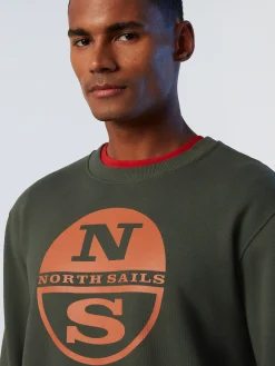 North Sails Felpa con stampa logo*Uomo Outlet|Felpe