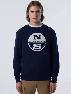 North Sails Felpa con stampa logo*Uomo Outlet|Felpe