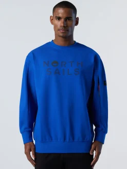 North Sails Felpa con stampa riflettente*Uomo Outlet|Outlet