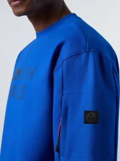 North Sails Felpa con stampa riflettente*Uomo Outlet|Outlet