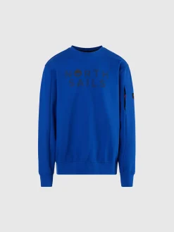 North Sails Felpa con stampa riflettente*Uomo Outlet|Outlet