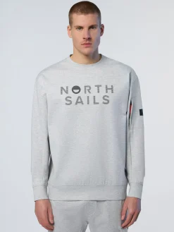 North Sails Felpa con stampa riflettente*Uomo Outlet|Felpe
