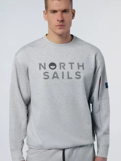 North Sails Felpa con stampa riflettente*Uomo Outlet|Felpe