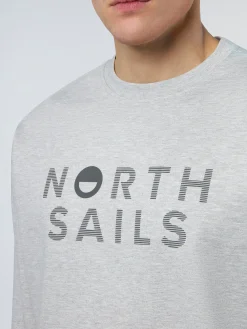North Sails Felpa con stampa riflettente*Uomo Outlet|Felpe