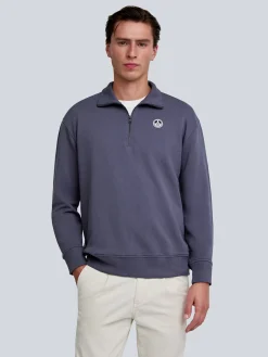 North Sails Felpa con zip e logo*Uomo Felpe