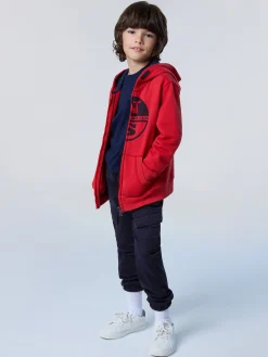 North Sails Felpa con zip e maxi stampa* Outlet