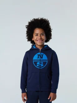 North Sails Felpa con zip e maxi stampa* Outlet