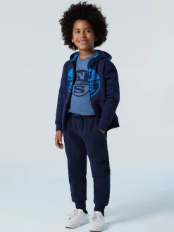 North Sails Felpa con zip e maxi stampa* Outlet