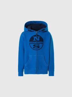 North Sails Felpa con zip e maxi stampa* Outlet