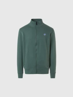 North Sails Felpa con zip in cotone*Uomo Outlet|Felpe