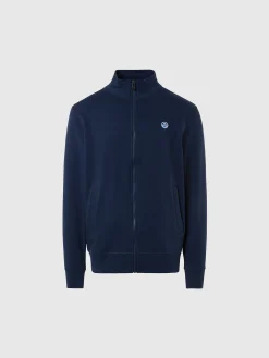 North Sails Felpa con zip in cotone*Uomo Outlet|Felpe
