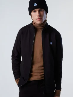 North Sails Felpa con zip in cotone*Uomo Outlet|Felpe