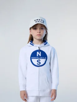 North Sails Felpa hoodie con maxi logo* Outlet