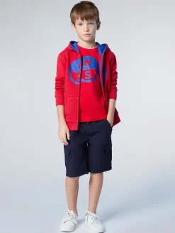 North Sails Felpa hoodie con maxi logo* Outlet