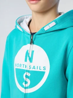 North Sails Felpa hoodie con maxi logo* Outlet